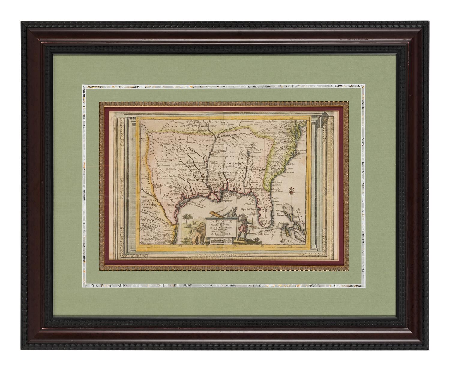 AA, Pieter van der (1659-1733). La Floride . Leiden, ca 1713.