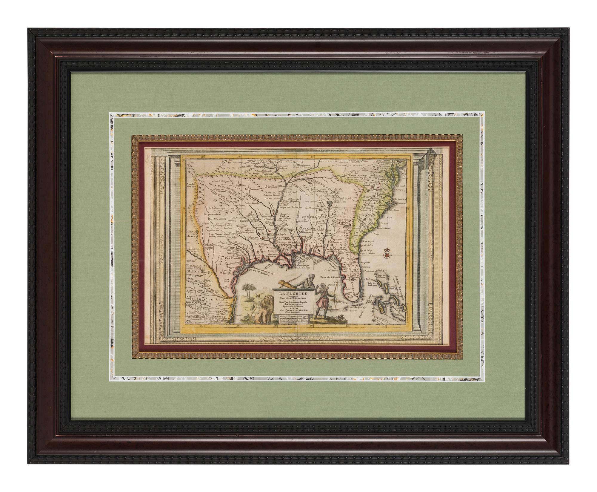 AA, Pieter van der (1659-1733). La Floride . Leiden, ca 1713.
