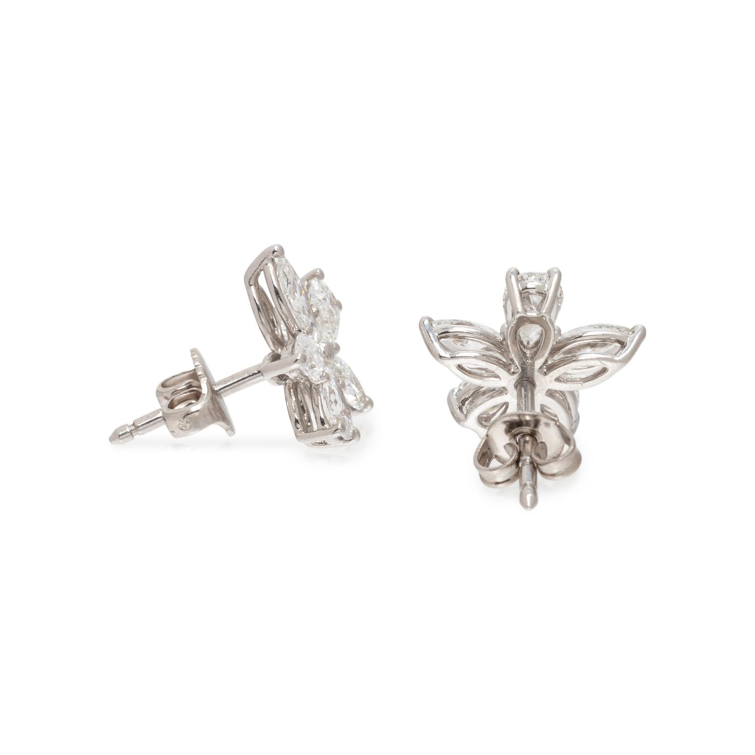 TIFFANY & CO., DIAMOND 'TIFFANY VICTORIA' EARRINGS