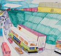 The Dan Ryan Expressway, 43rd St., 1991