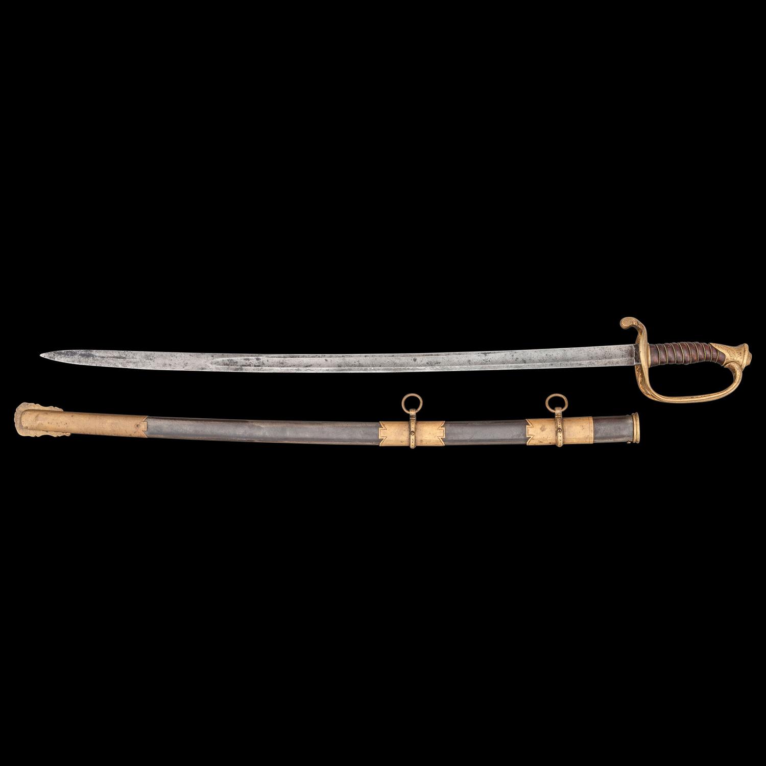 The Inscribed Sword, Colt 1851 Navy, & Colt 1849 Pocket Revolvers of Medal of Honor Recipient Capt. Samuel Hymer of the 115th Illinois Volunteers