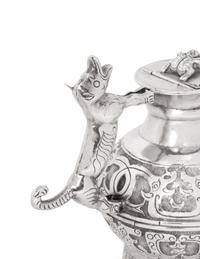 Two Silver Tea Pots