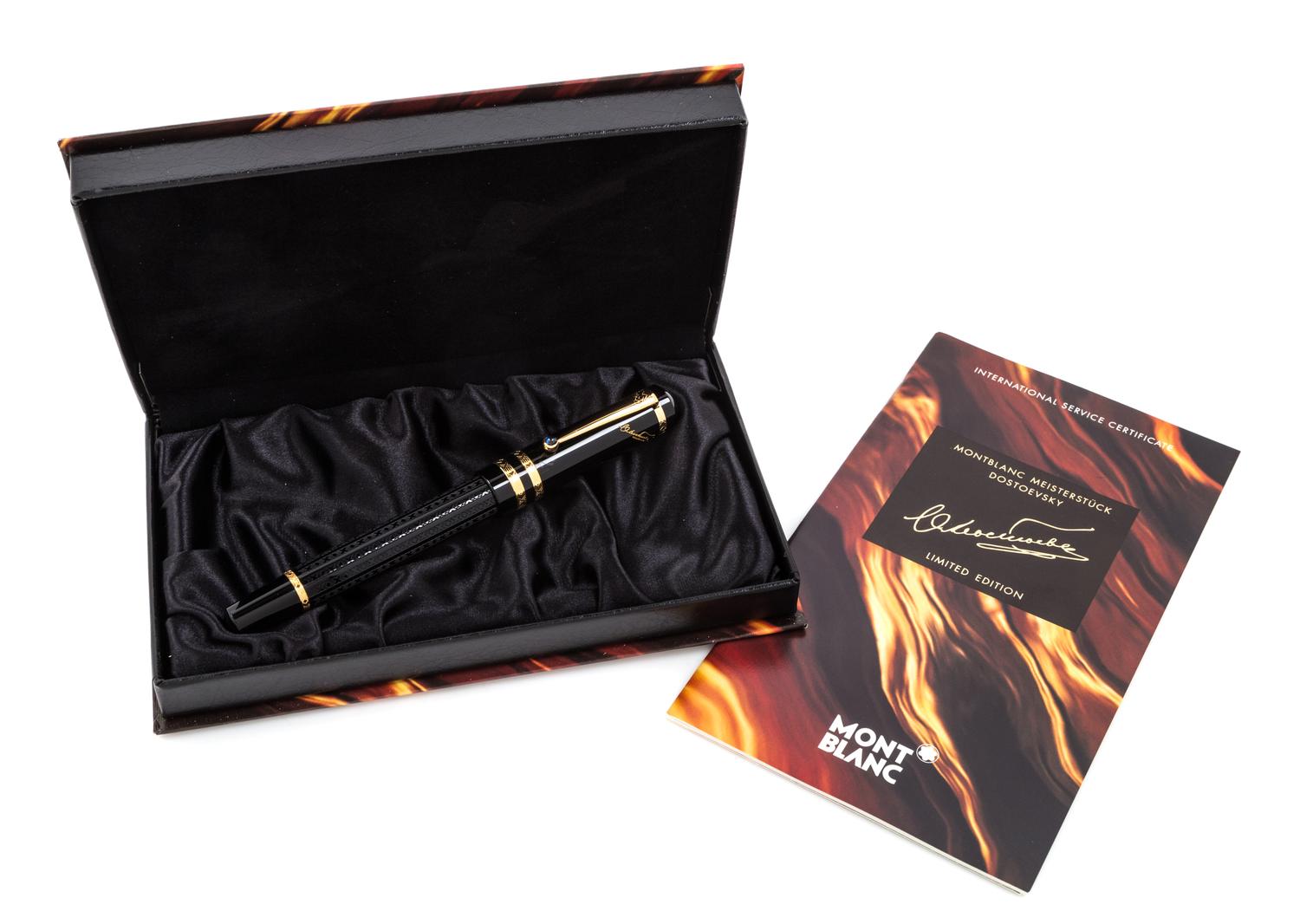 A Montblanc Meisterstuck Dostoevsky Limited Edition Fountain Pen