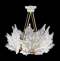 A Lalique Champs-Elysees Chandelier — 20TH CENTURY