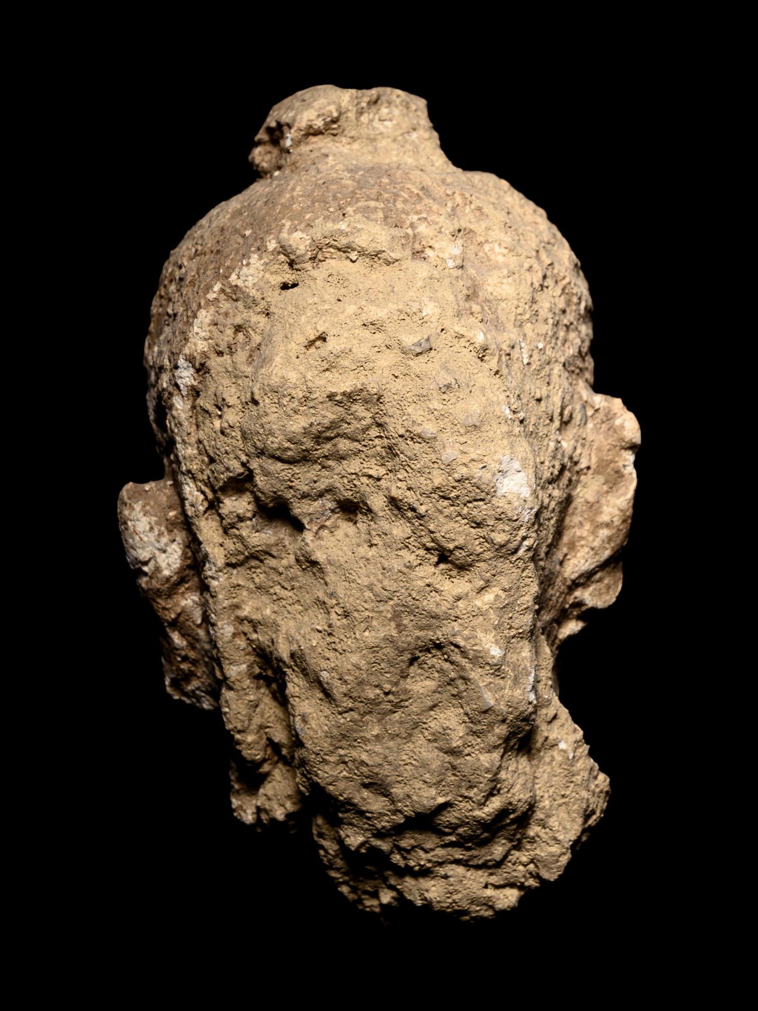 Four Gandharan Fragmentary Stucco Heads and One Bust