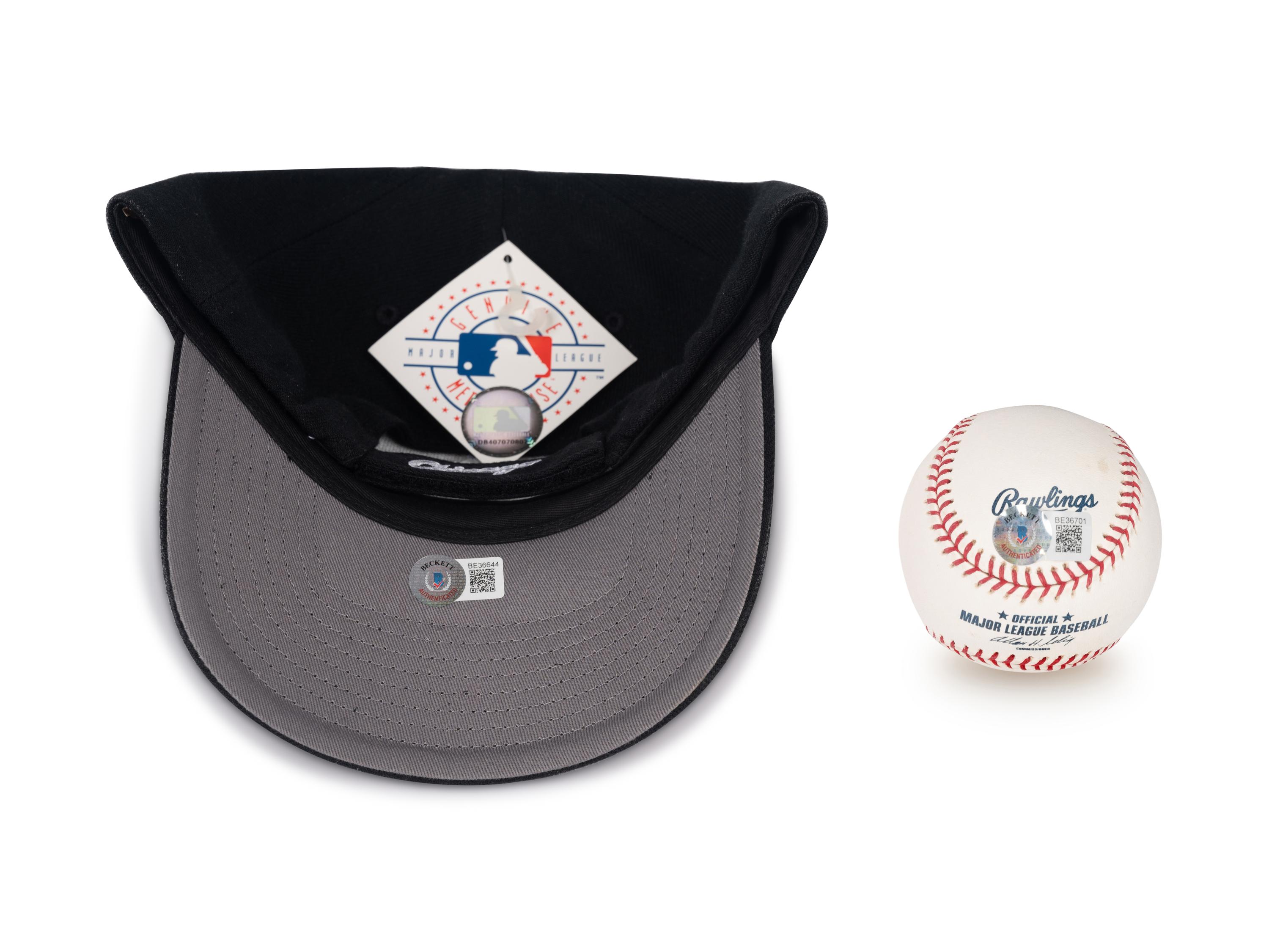 A Bo Jackson Signed Autograph Baseball and Chicago White Sox Hat (Beckett Authentication Services BAS Certified),