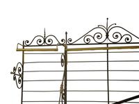 A French Monumental Iron and Brass Bakers Rack — 19th/20th Century