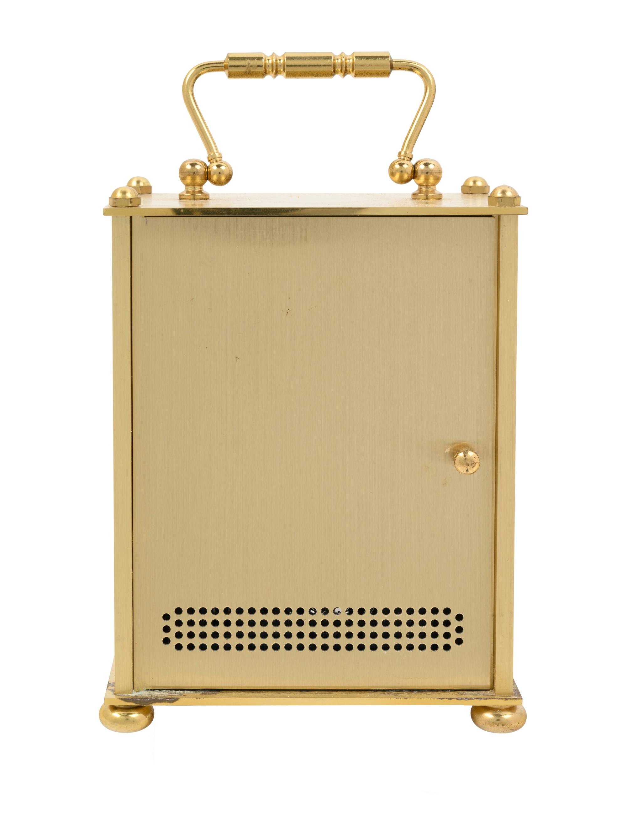 A Belvedere Brass Carriage Clock