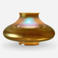 Tiffany Studios (American, active 1878-1932) A Decorated Favrile Glass Lamp Shade, New York, circa 1900