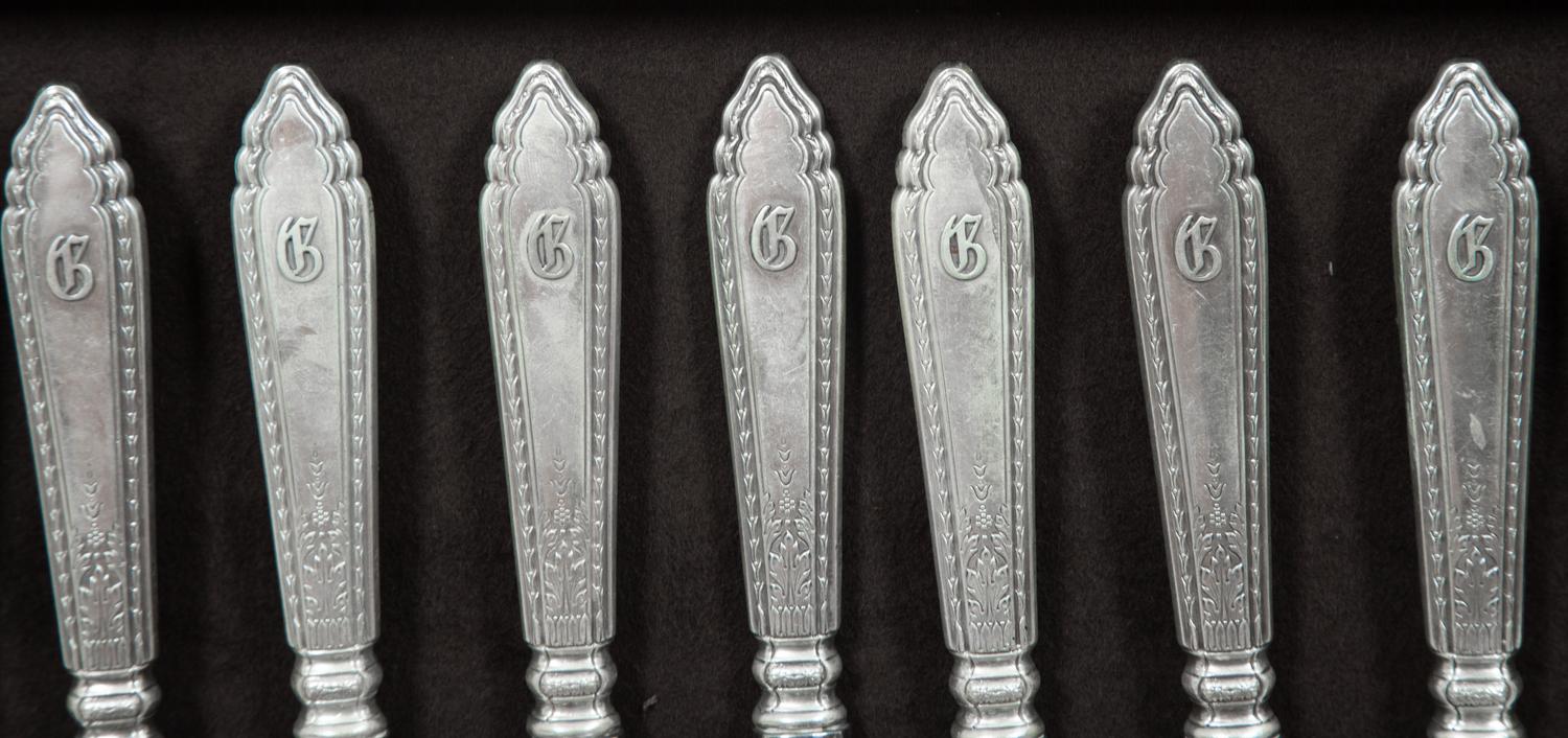 An American Silver Flatware Service