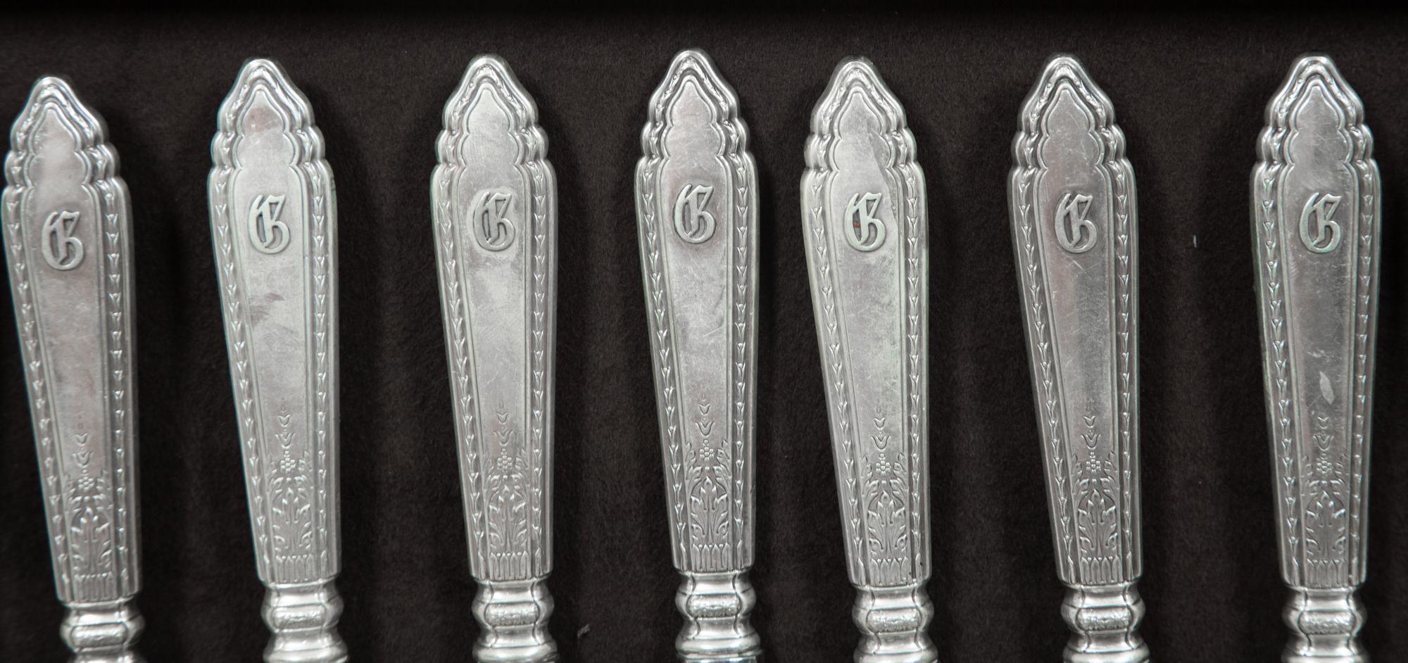 An American Silver Flatware Service