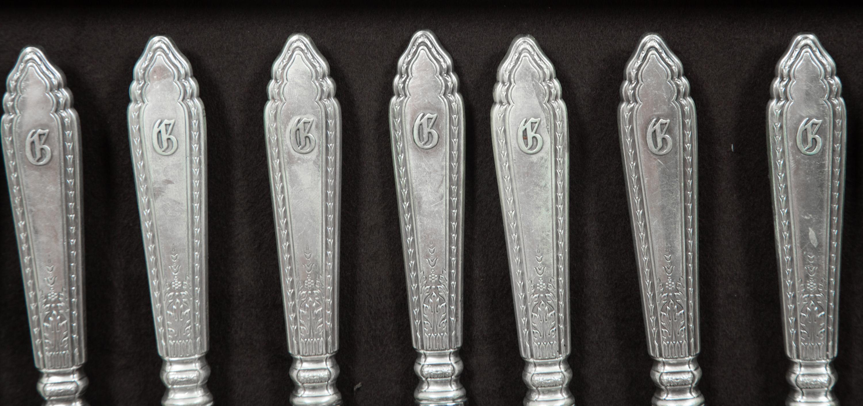An American Silver Flatware Service