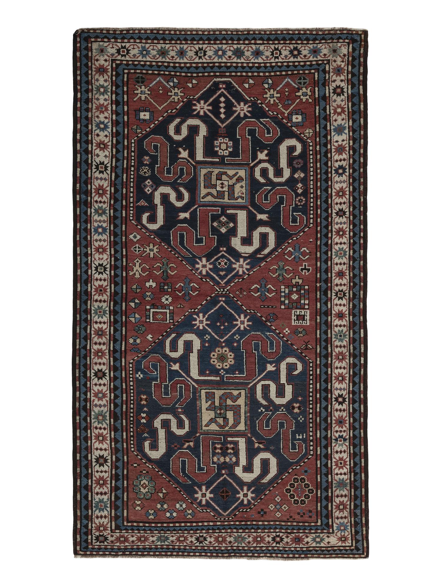 A Cloudband Kazak Rug