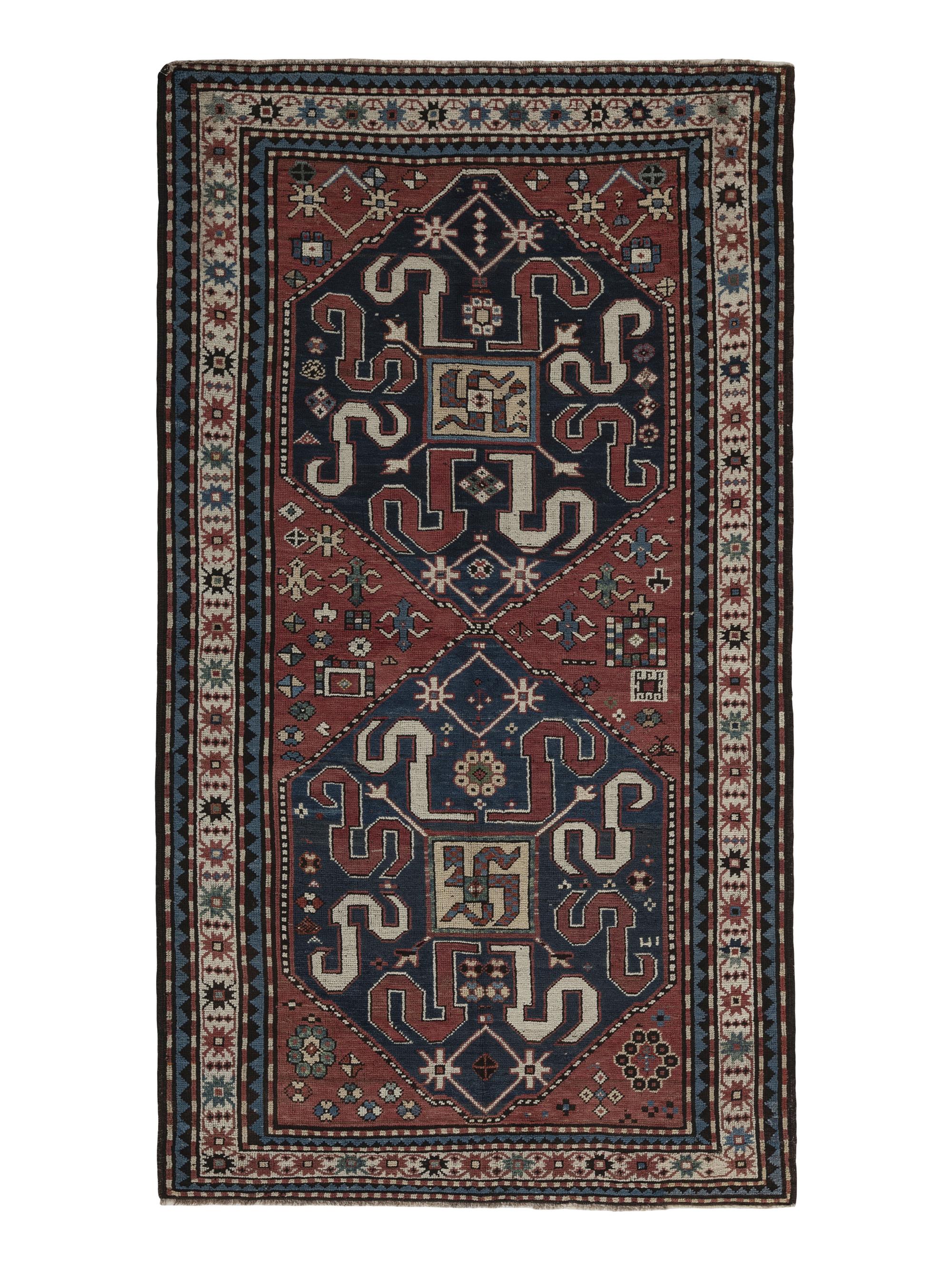 A Cloudband Kazak Rug