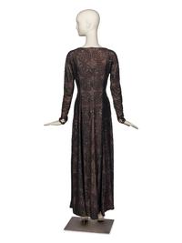 Carolina Herrera Sequined Evening Dress, 2000s