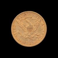 An 1882 Liberty Head $5 Gold Coin
