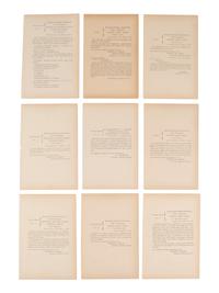 [CIVIL WAR]. Group of Civil War documents incl. muster roll, discharge papers, and more.