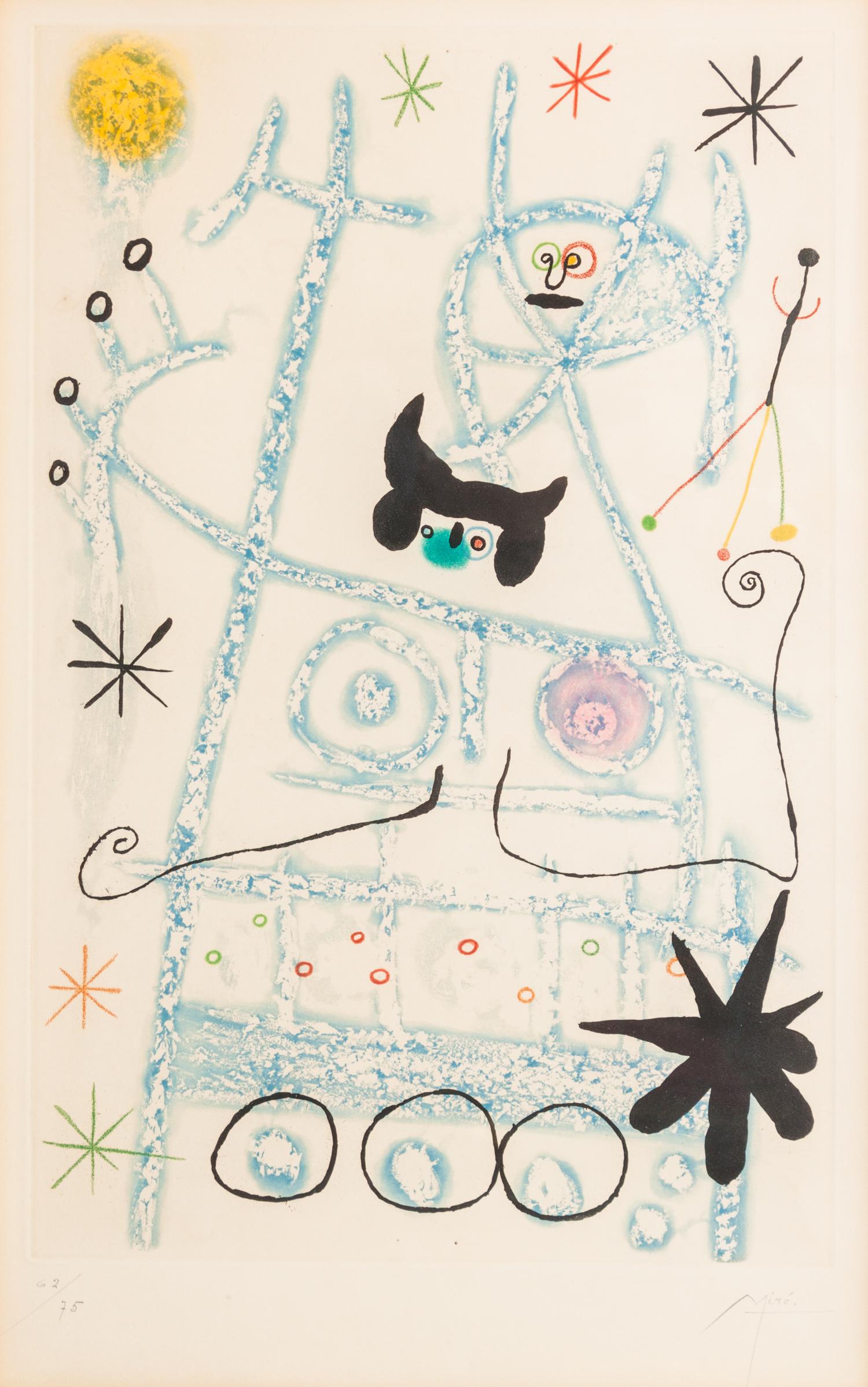 Joan Miro, (Spanish, 1893-1983), Les Forestiers, Dupin 150
