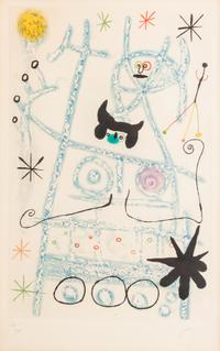 Joan Miro, (Spanish, 1893-1983), Les Forestiers, Dupin 150