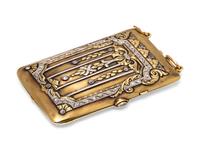 An Edwardian Platinum Topped Yellow Gold and Diamond Necessaire Pendant,