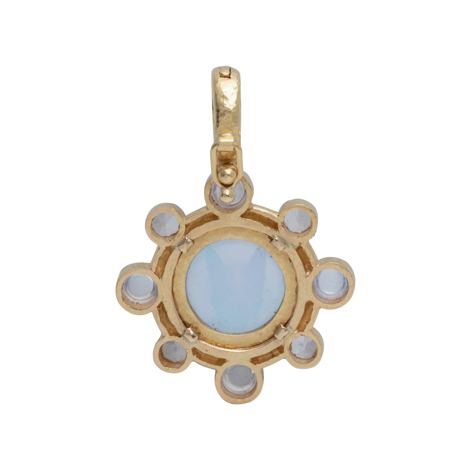 ELIZABETH LOCKE, ESSEX CRYSTAL AND MOONSTONE PENDANT