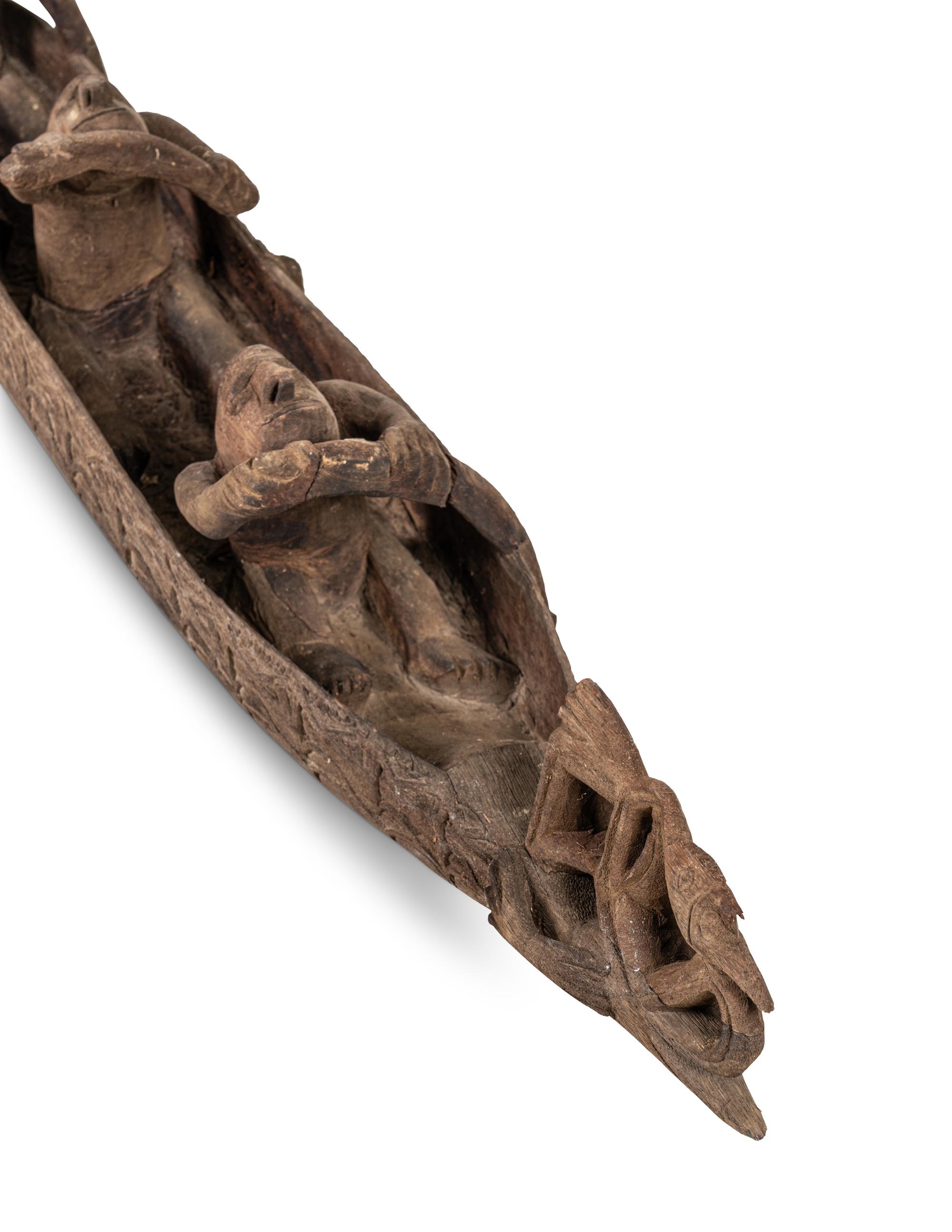 An Asmat Soul Boat