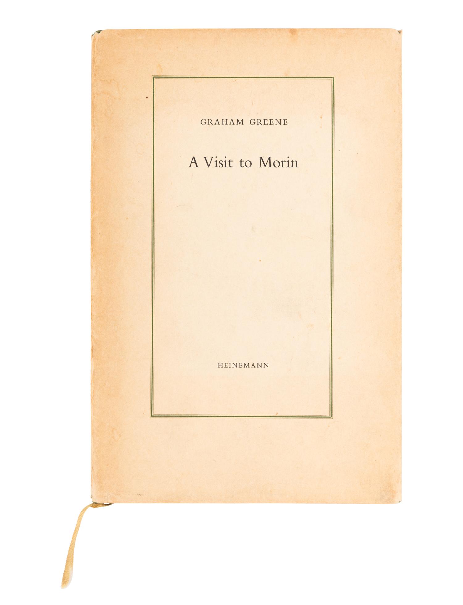 GRAHAM, Greene (1904-1991). A Visit to Morin. London: Heinemann, 1959.