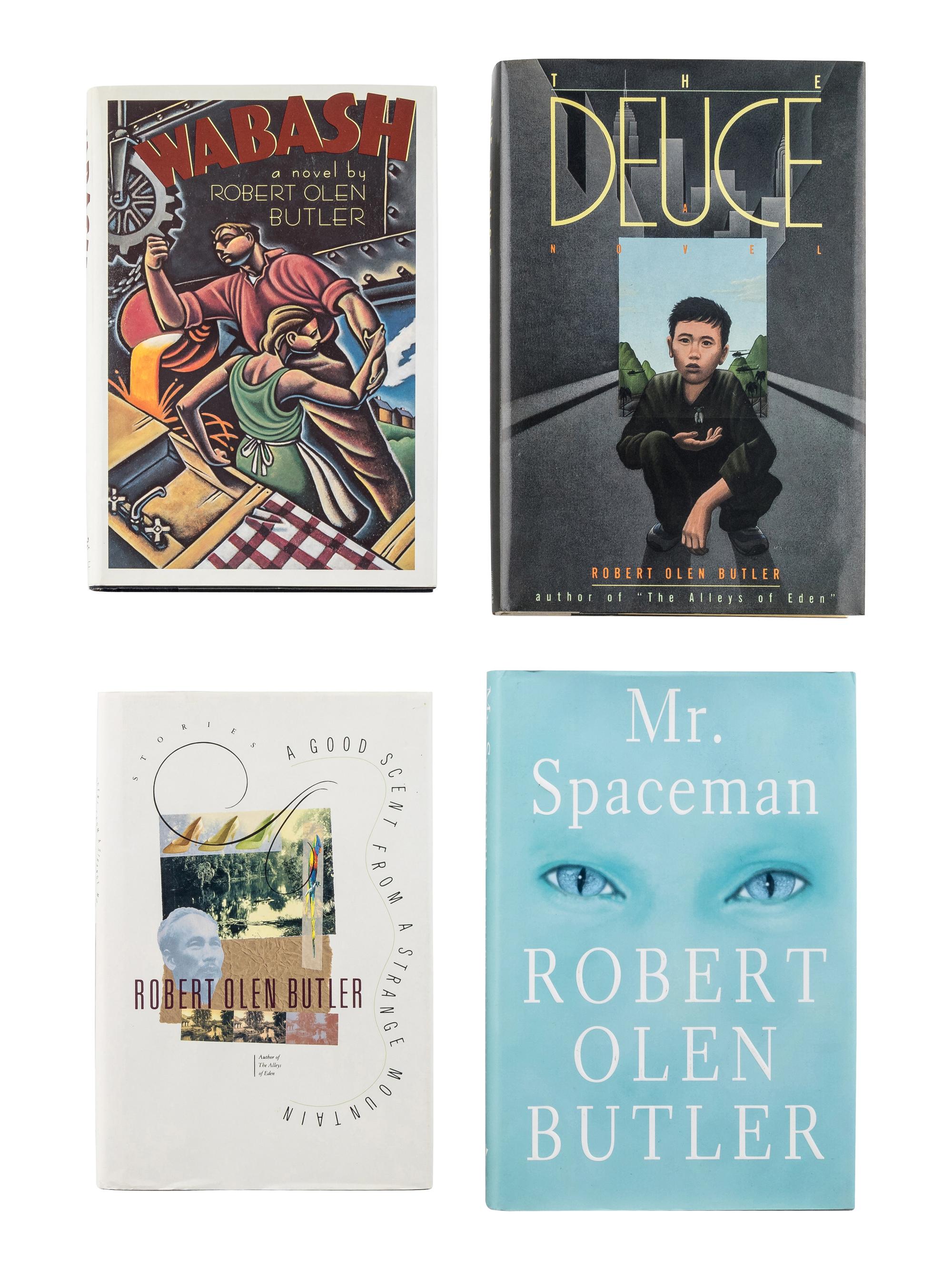BUTLER, Robert Olen (b. 1945). A group of 4 SIGNED FIRST EDITIONS, comprising: