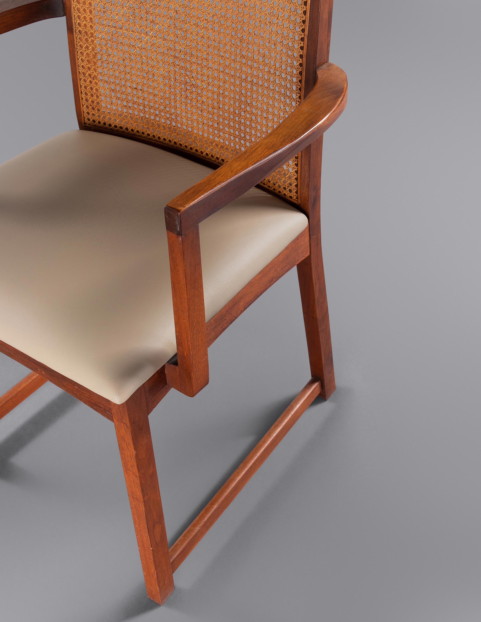 Set of Six Dining Chairs Directional, USA
