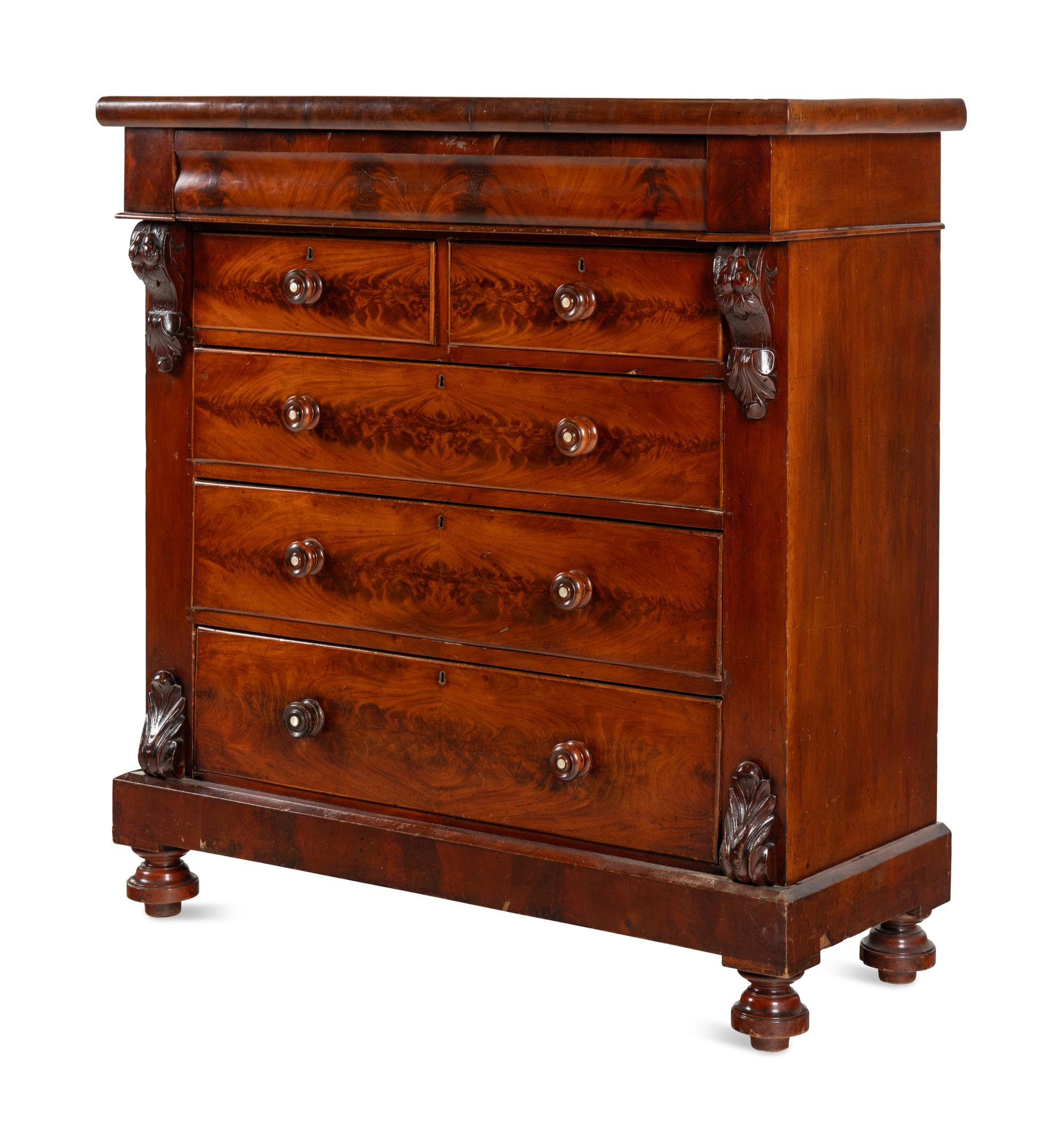 A Classical Mahogany Chest of Drawers