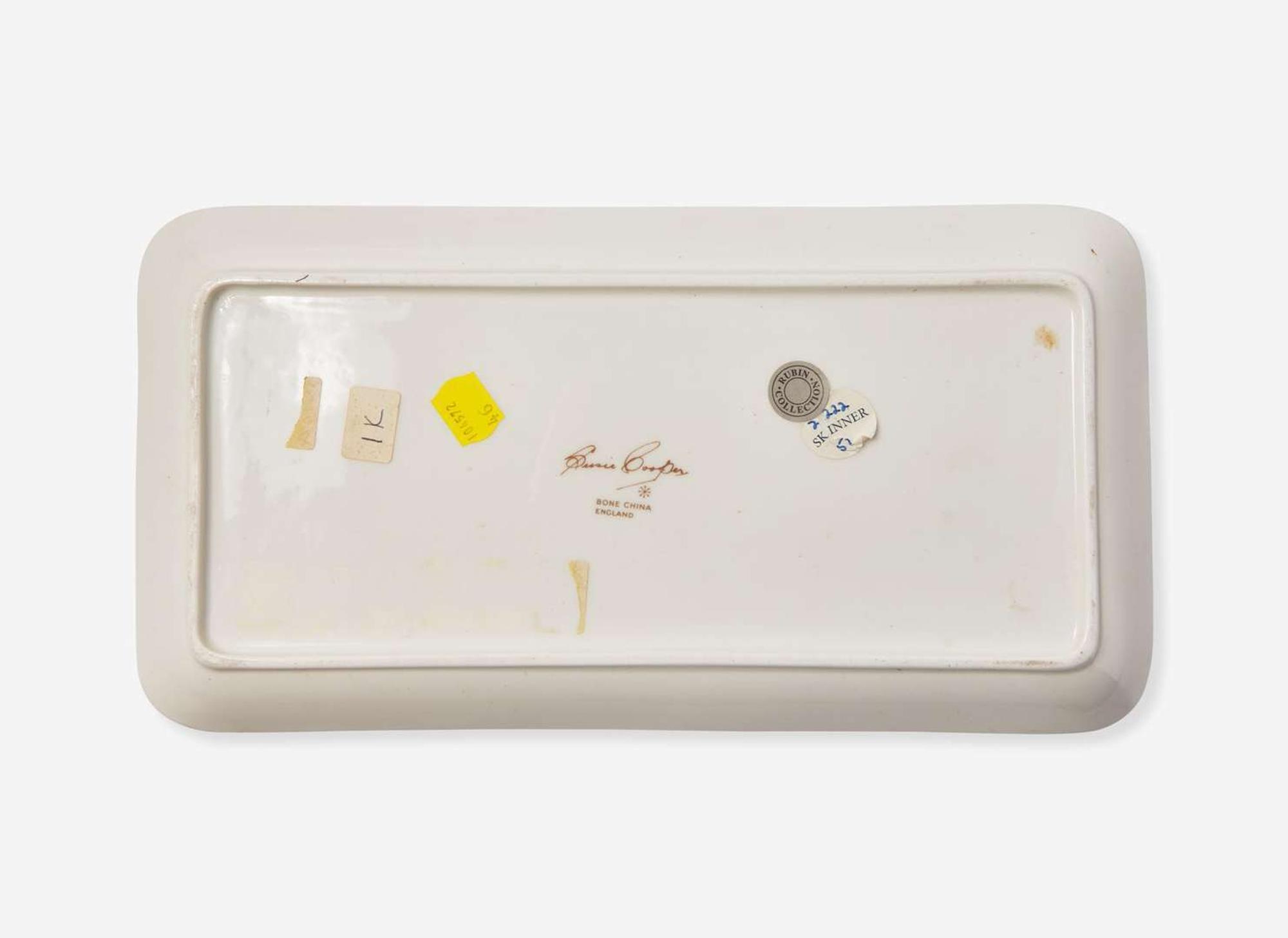 A Susie Cooper "Lion & Unicorn" Bone China Tray, UK, circa 1951