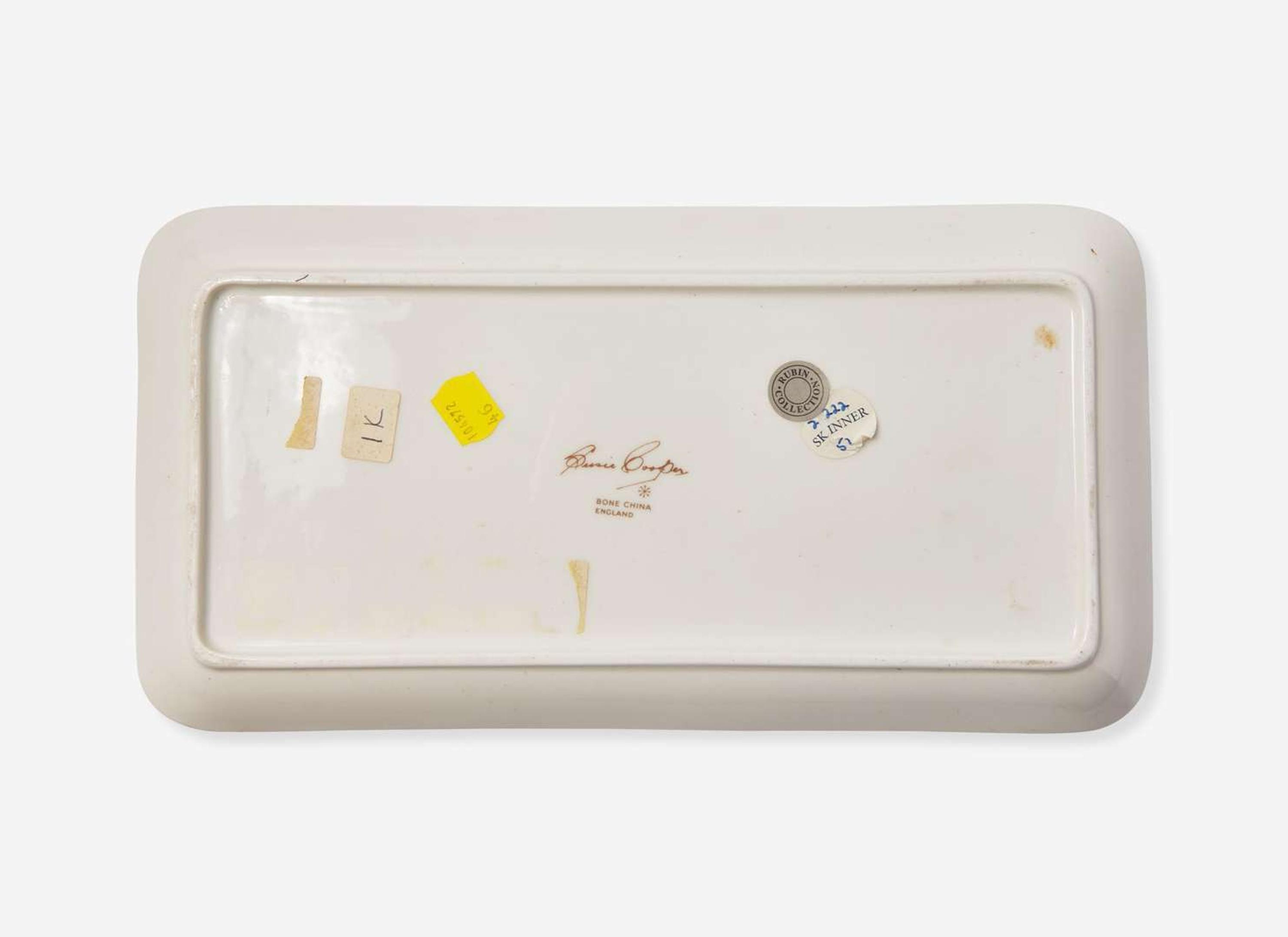 A Susie Cooper "Lion & Unicorn" Bone China Tray, UK, circa 1951
