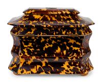 A Regency Tortoiseshell Tea Caddy — EARLY 19TH CENTURY