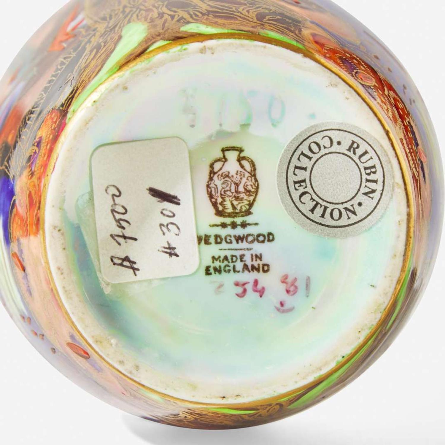 A Wedgwood Fairyland Lustre "Imps on a Bridge" Vase UK, circa 1925