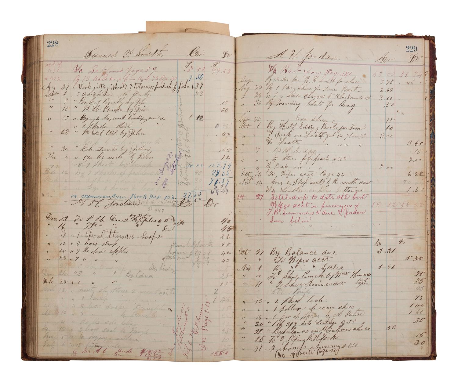 [CIVIL WAR]. A group of 3 ledgers associated with George W. Summers of Grant, Cabell County, (West) Virginia, documenting tensions between Union forces and Confederate sympathizers.