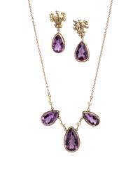 COLLECTION OF AMETHYST JEWELRY