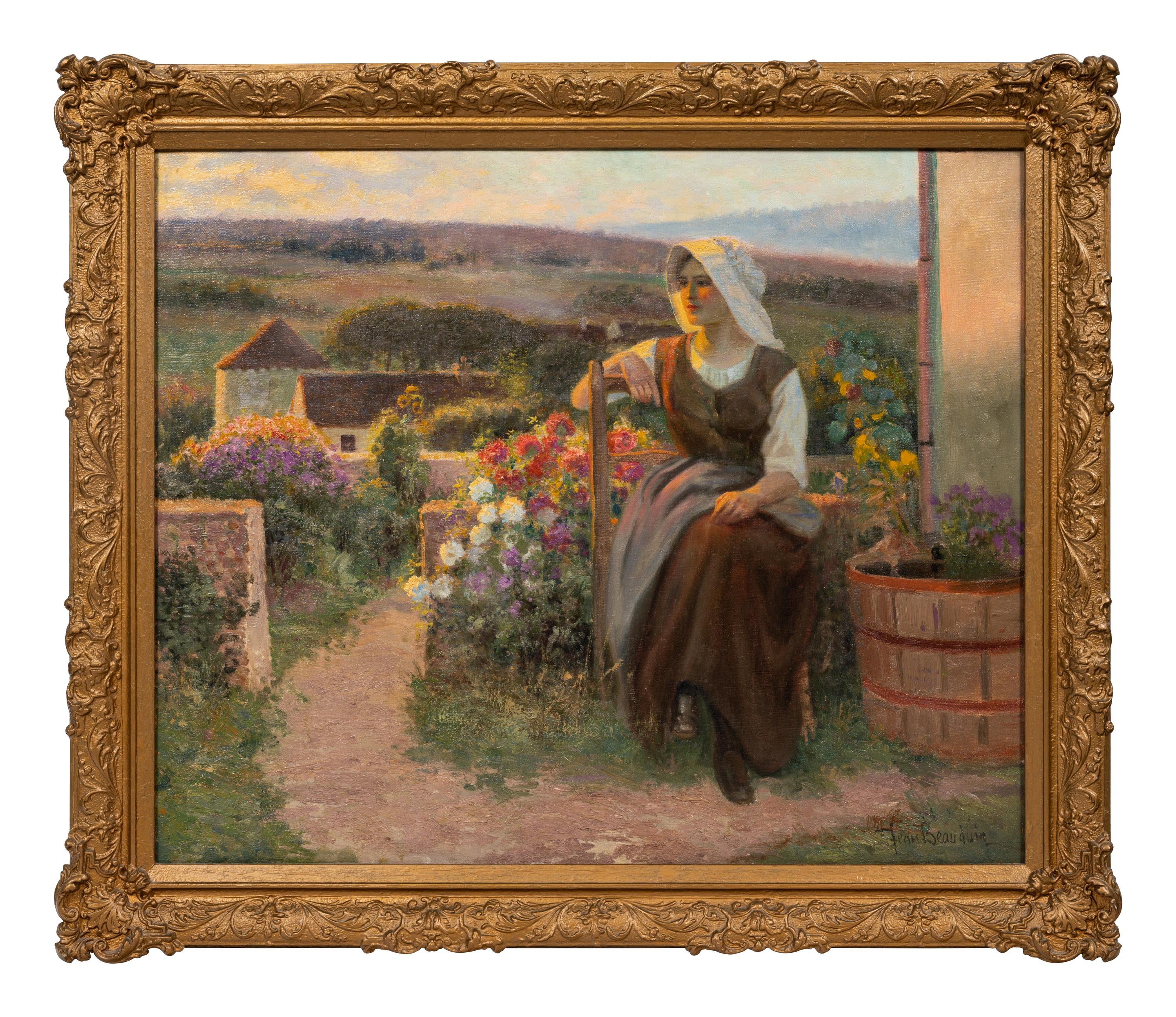 Woman in a Country Garden