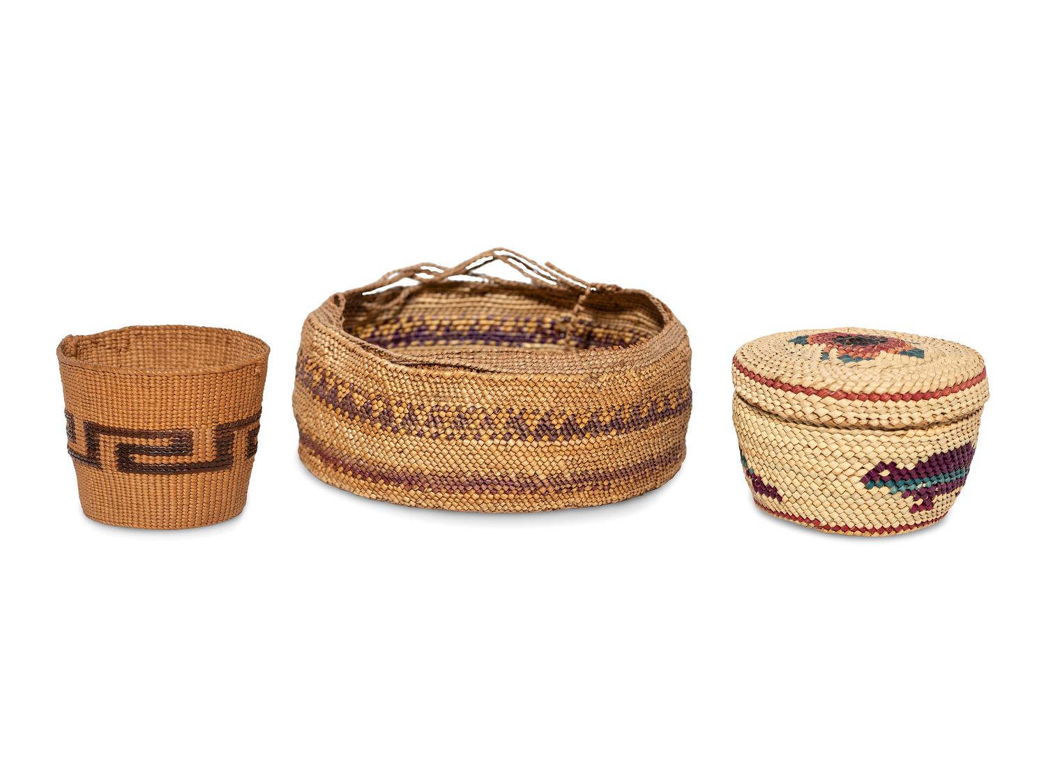 Nuu-chah-nulth / Makah and Tlingit Baskets
