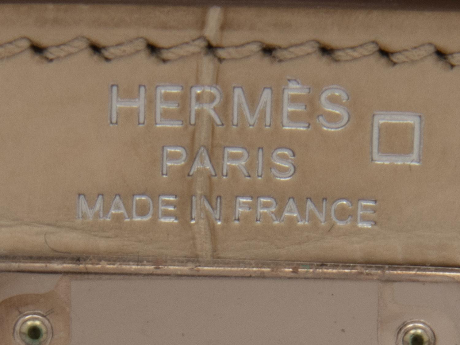 HERMÈS KELLY RETOURNE 28 IN MATTE ALLIGATOR
