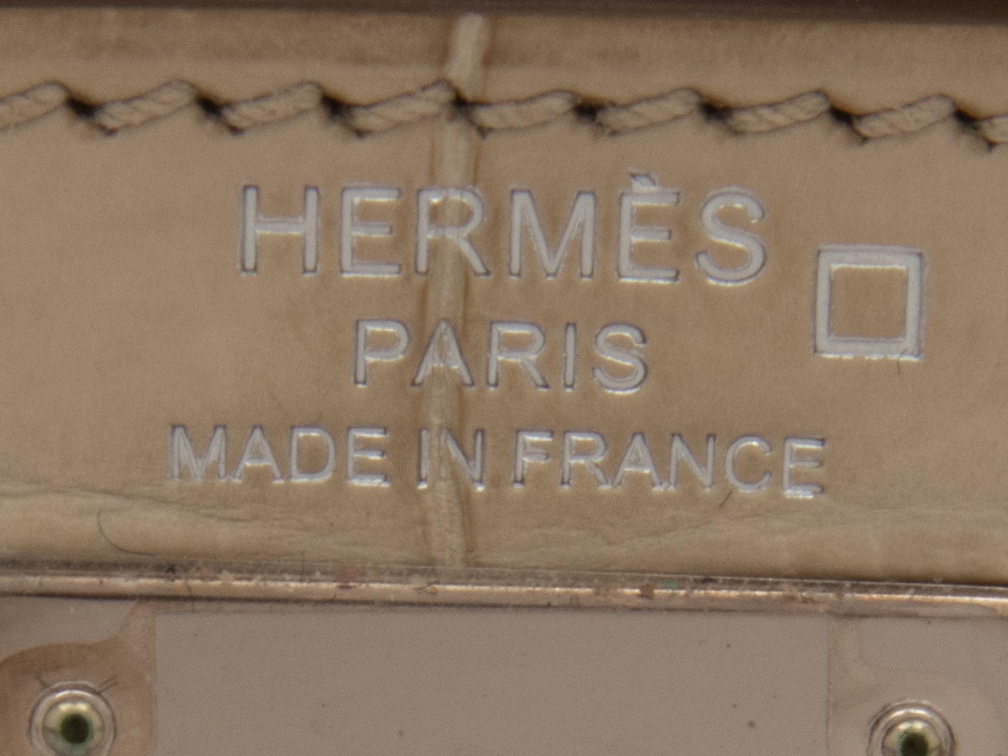 HERMÈS KELLY RETOURNE 28 IN MATTE ALLIGATOR