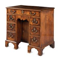 A George II Mahogany Kneehole Desk