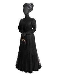 Wilhelmine Eckhardt Edwardian Lace Dress, c.1905