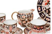 A Group of Royal Crown Derby Porcelain Dessert Service Articles