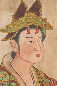 Two Chinese Ink and Color Paintings