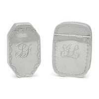 Two Federal Silver Snuff Boxes