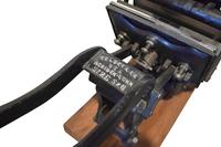 An Iron and Steel Printing Press 23" W x 14" D x 19" H — United States, Circa 1900