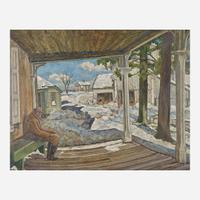 Franz de Merlier (American, 1878-1974) Tanguy's Farm