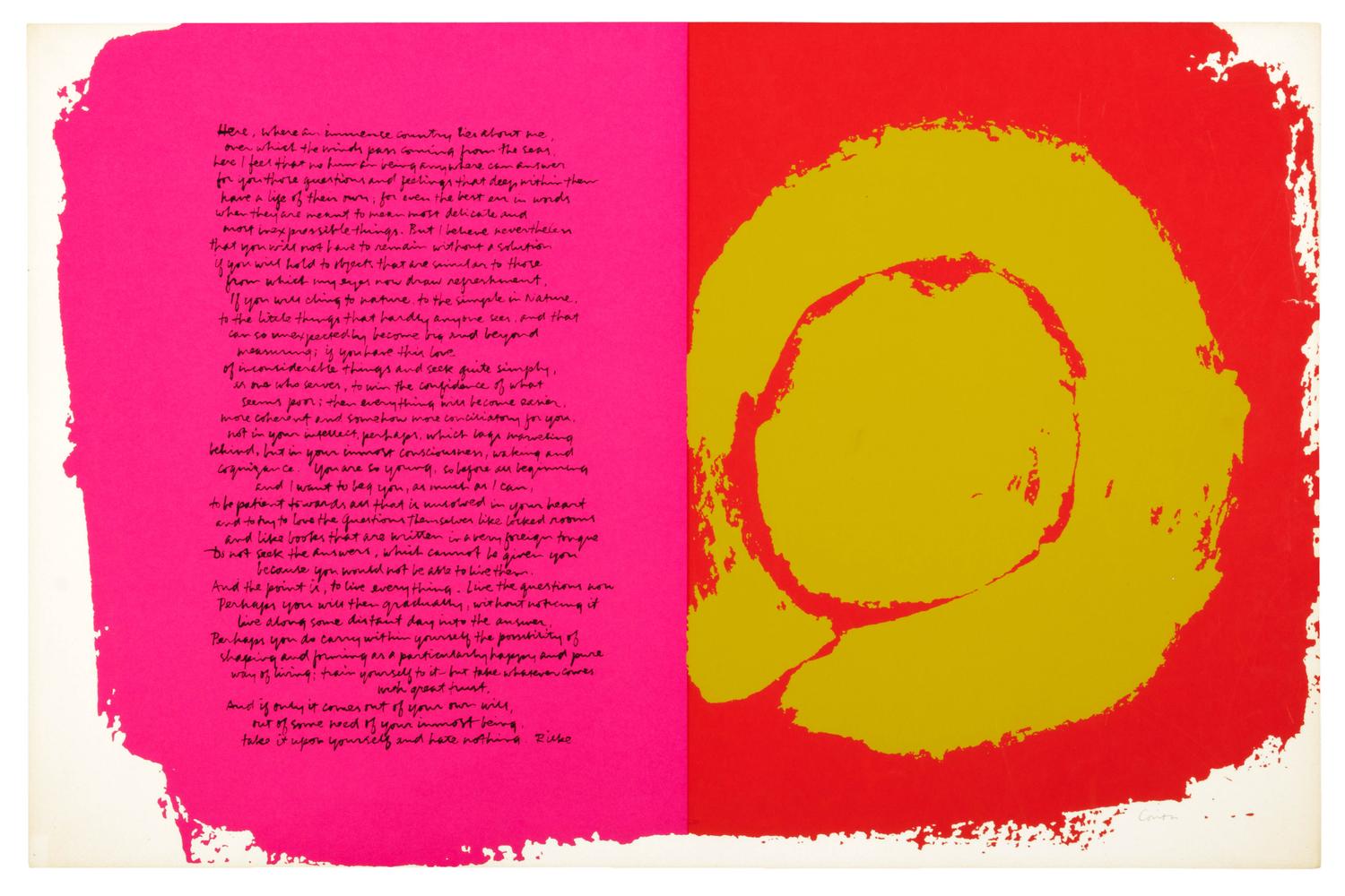 He Repeated the Letters, Here, and Perhaps We Could Endure (a group of three prints)