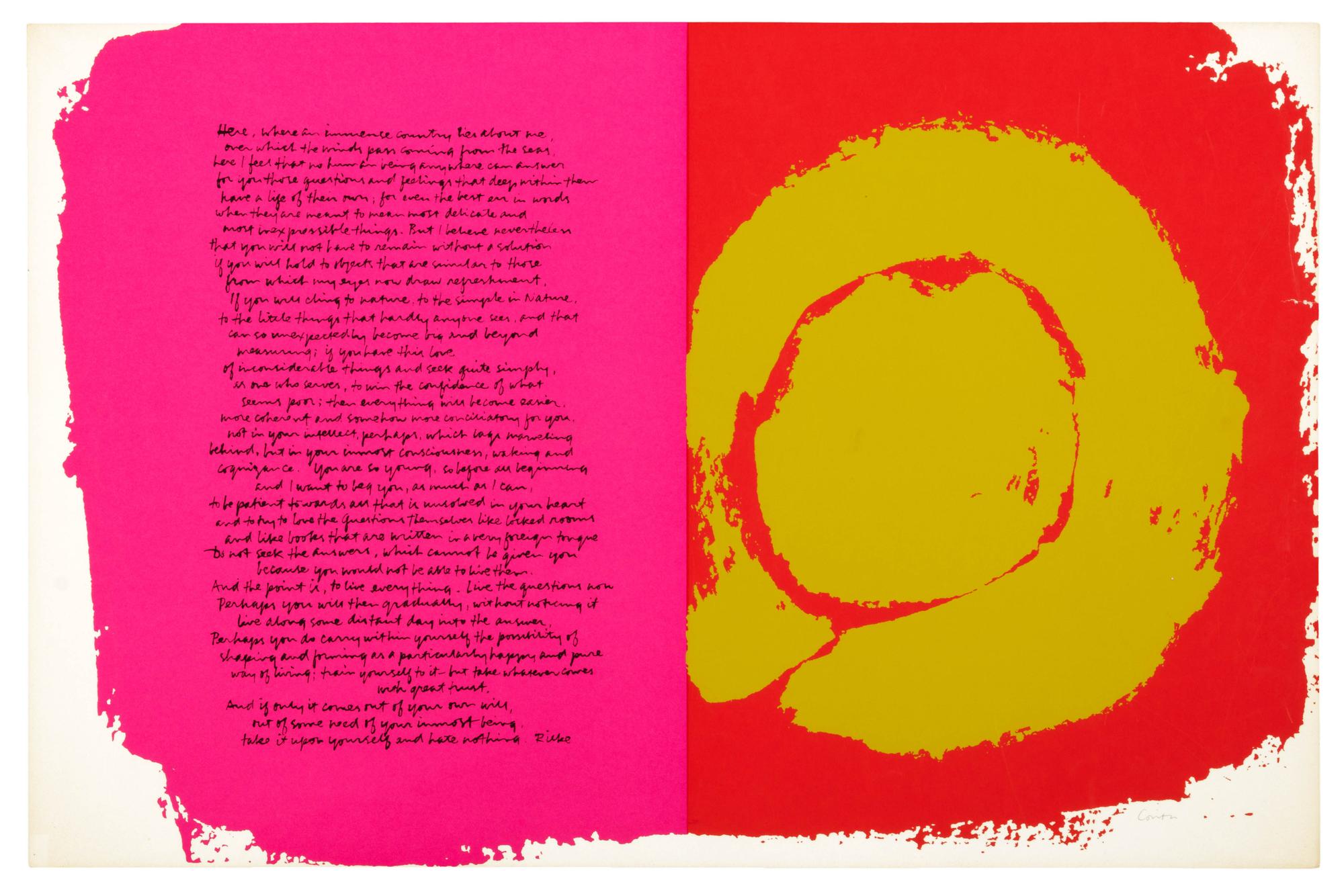 He Repeated the Letters, Here, and Perhaps We Could Endure (a group of three prints)