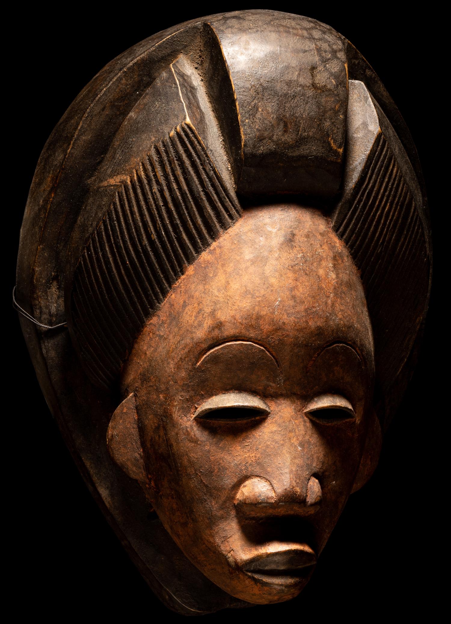 Two Punu Wood Masks